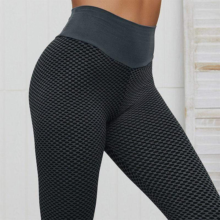Seamless Performance Leggings - Aria-Zwart / Grijs-S-The Livary