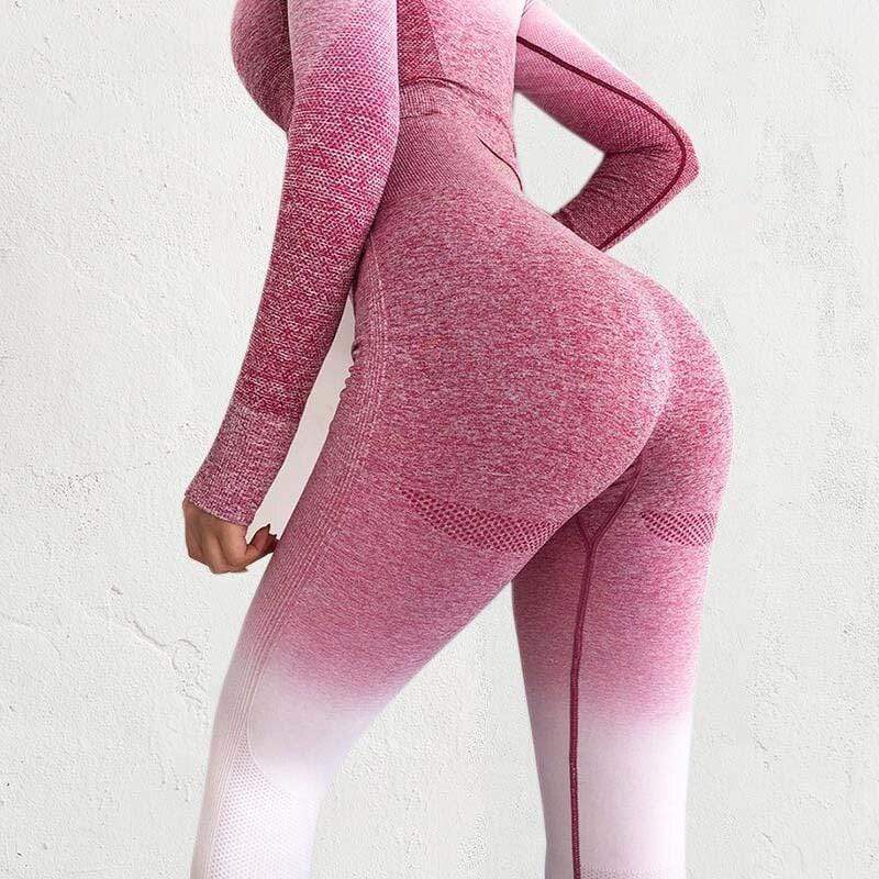 High-Waisted Shape Legging - Serena-Pink-S-The Livary