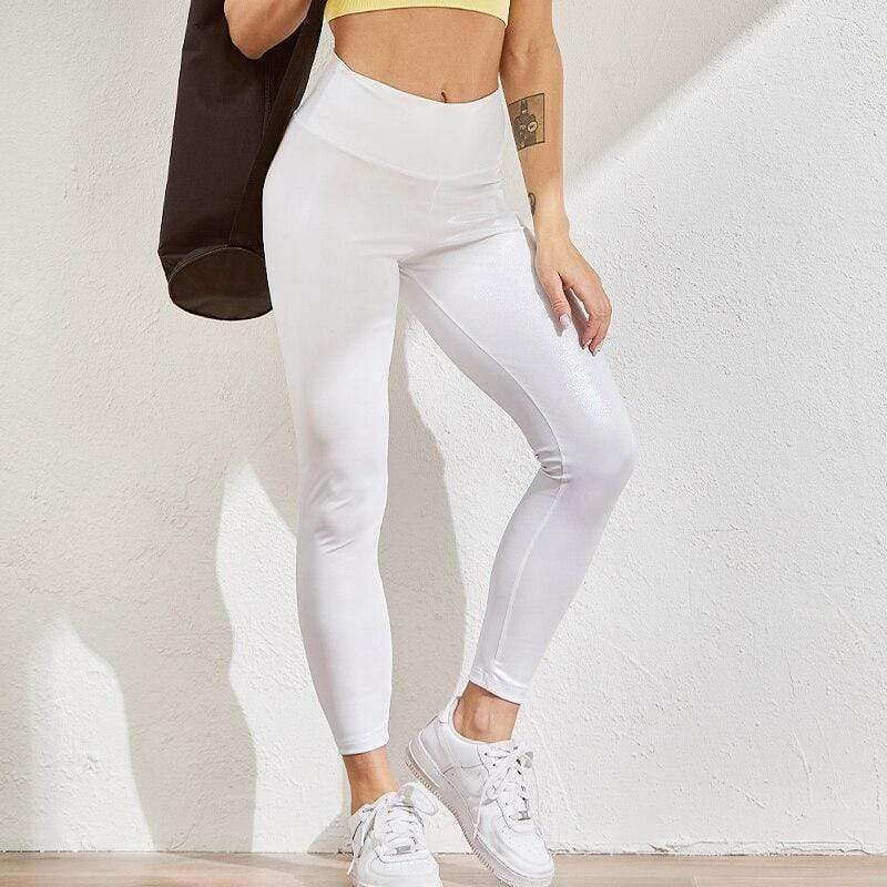 Sport Push-Up Leggings for Women - ActiveLift-White-S-The Livary