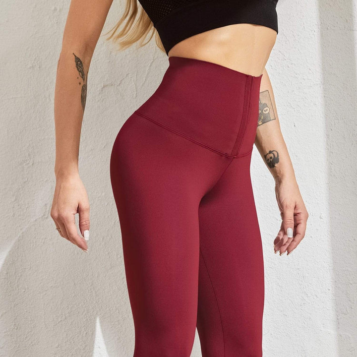 Shaping Corset Legging - Ariana-Red-S-The Livary