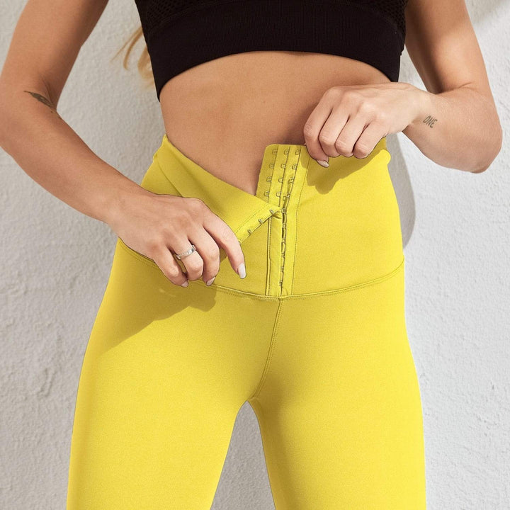 Shaping Corset Legging - Ariana-Yellow-S-The Livary