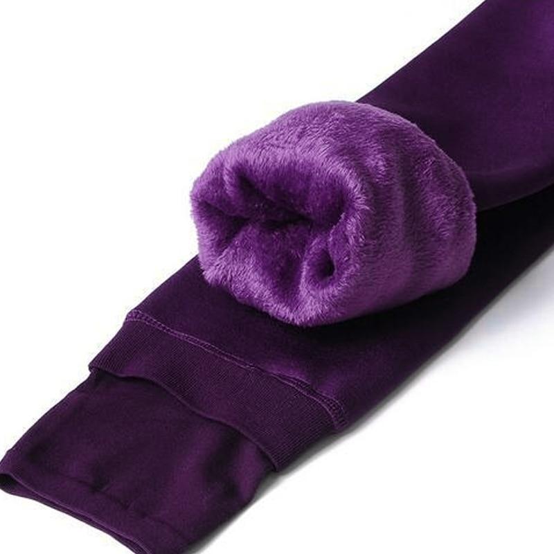 Fleece Lined Winter Leggings - Elsa-Violet-S-The Livary