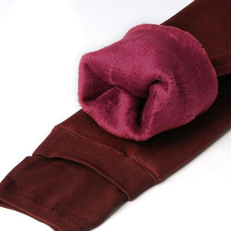 Fleece Lined Winter Leggings - Elsa-Red-S-The Livary