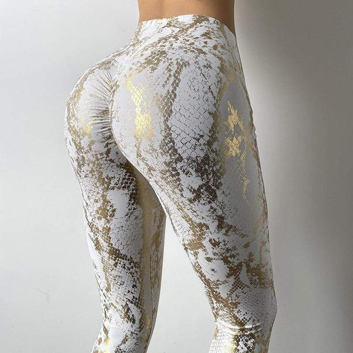 High Waist Push-Up Legging - Isla-White-S-The Livary