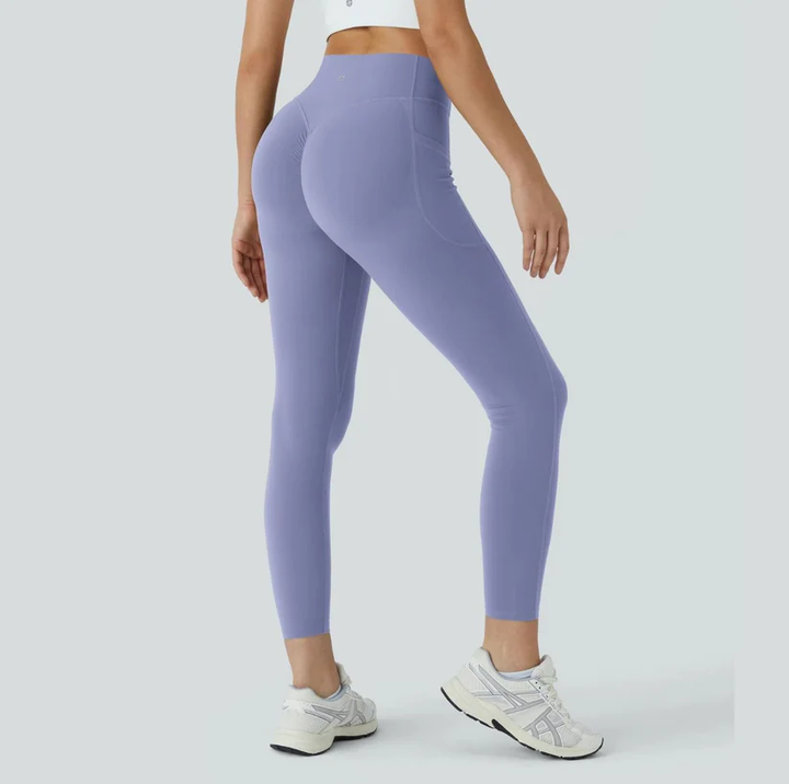 Stylish Push-Up Legging – Mila | Instantly lifting effect-S-Purple-The Livary