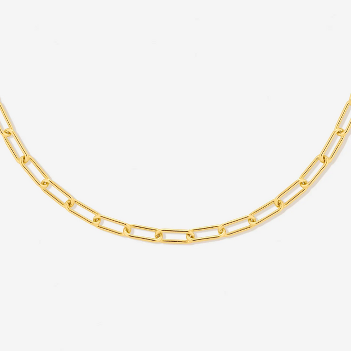 Paperclip Choker Necklace - Lina-Gold-The Livary