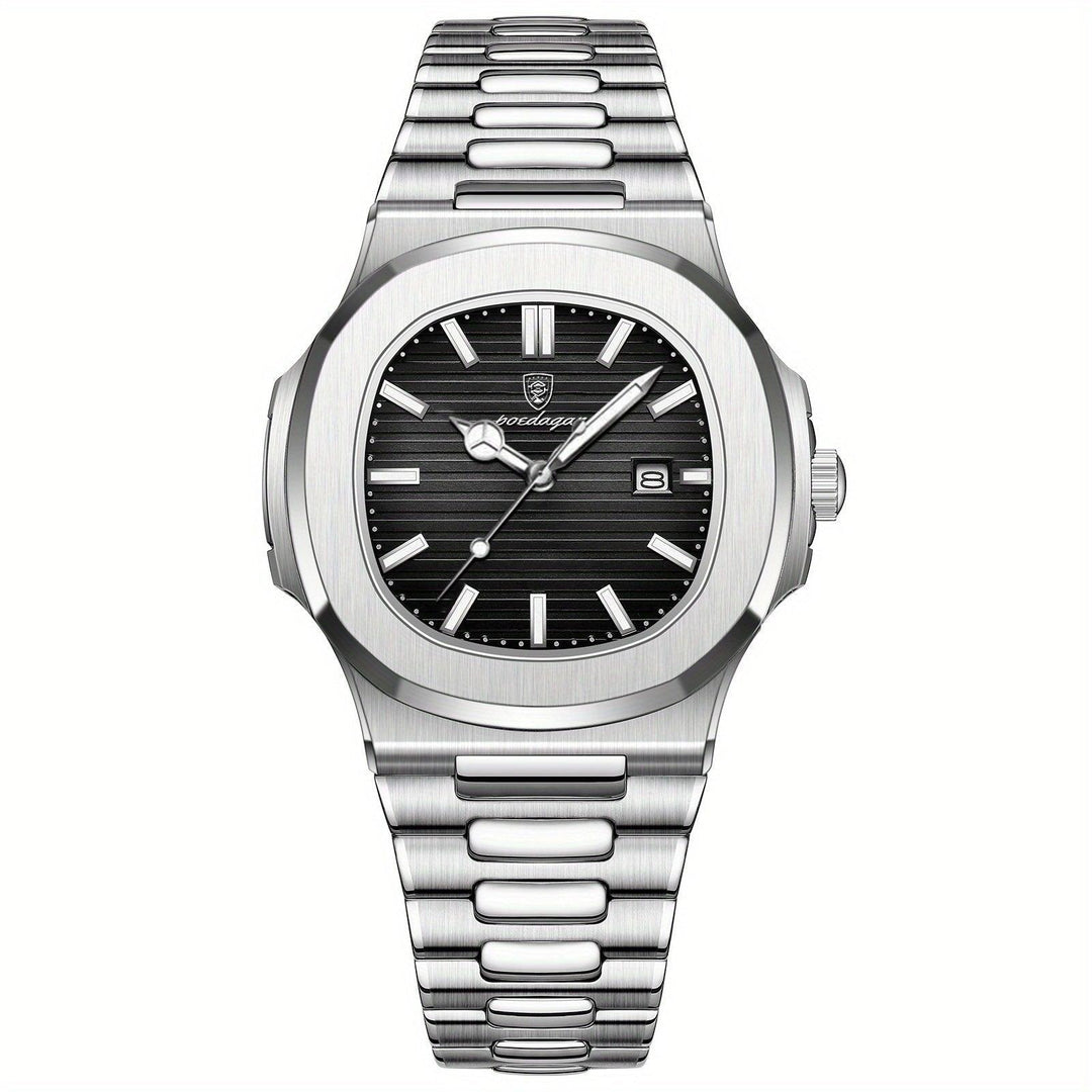 Luxury Men's Watch - Tempus-Silver-The Livary