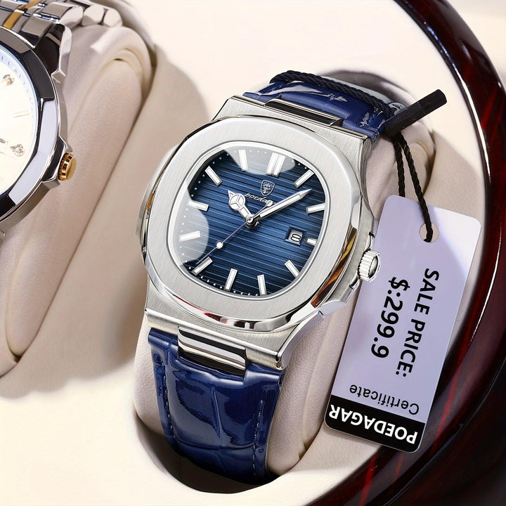 Luxury Men's Watch - Tempus-Blue-The Livary