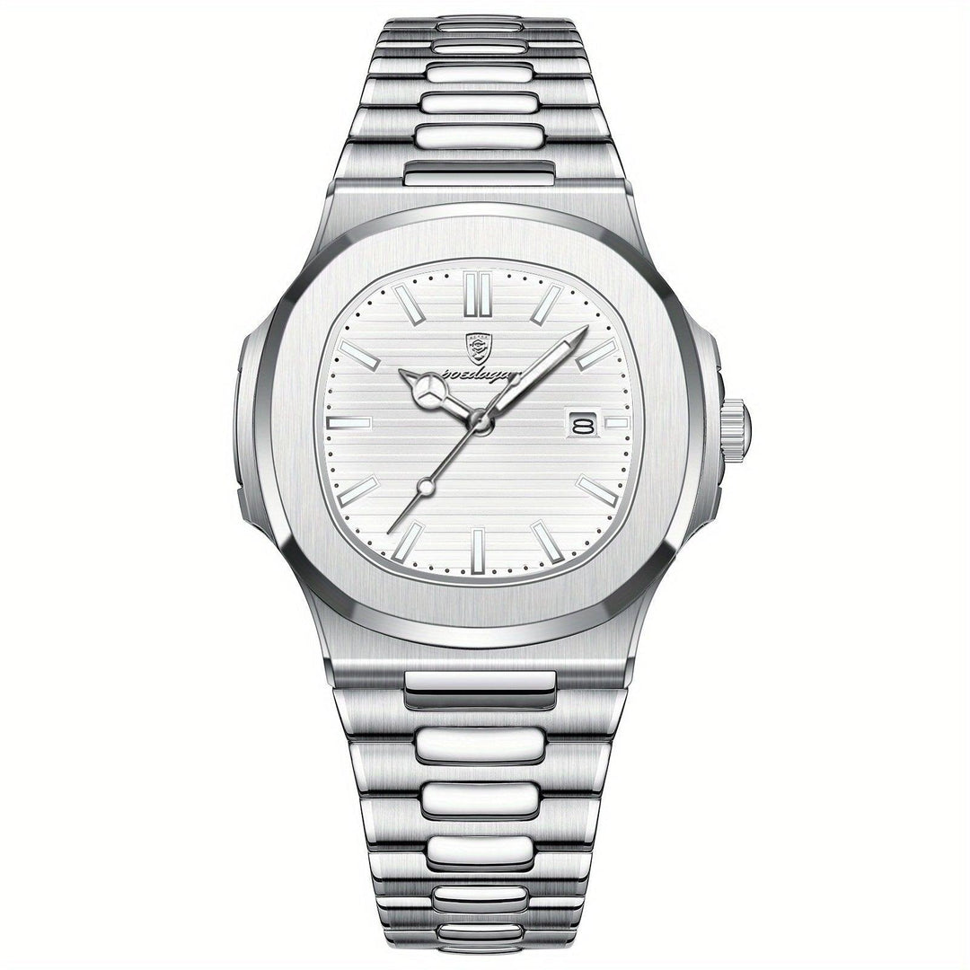 Luxury Men's Watch - Tempus-Silver / White-The Livary