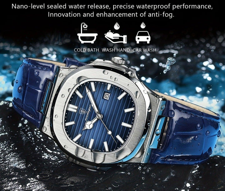 Luxury Men's Watch - Tempus-Blue-The Livary