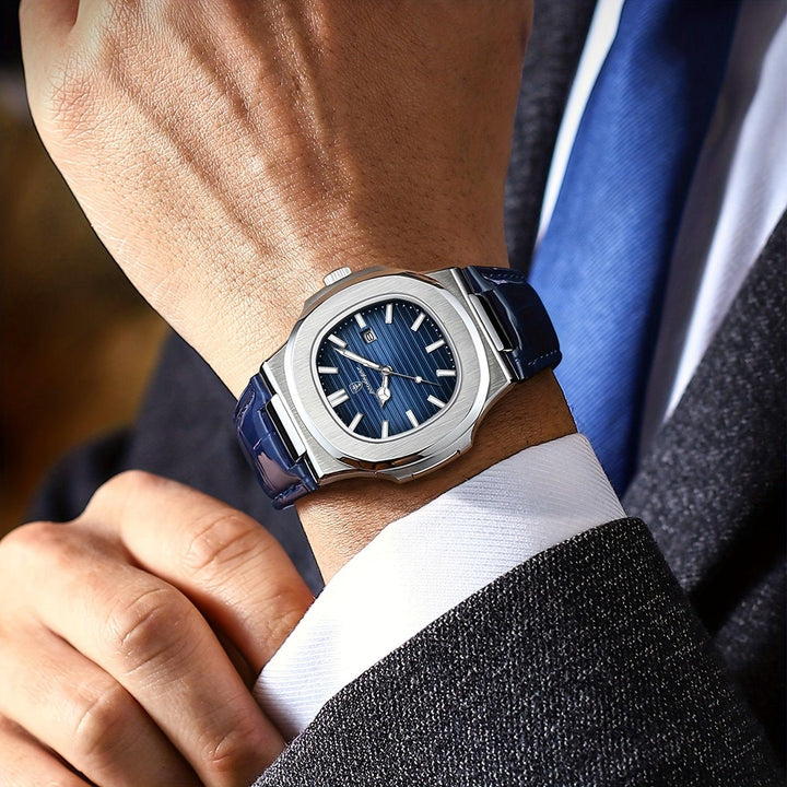 Luxury Men's Watch - Tempus-Blue-The Livary