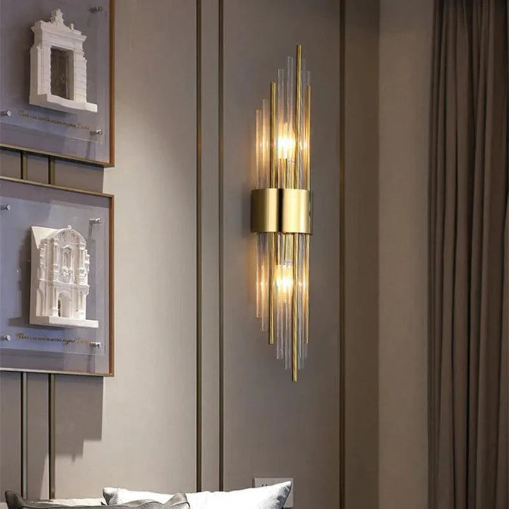 Crystal LED Wall Light - Luméra-Gold-Warm white (2700-3500K)-30 cm-The Livary