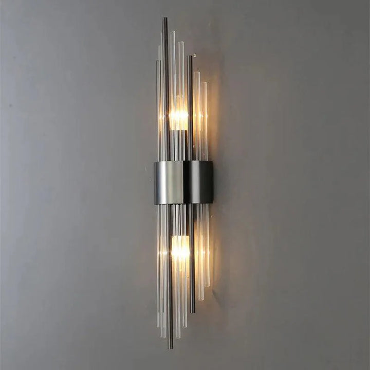 Crystal LED Wall Light - Luméra-Black-Warm white (2700-3500K)-30 cm-The Livary