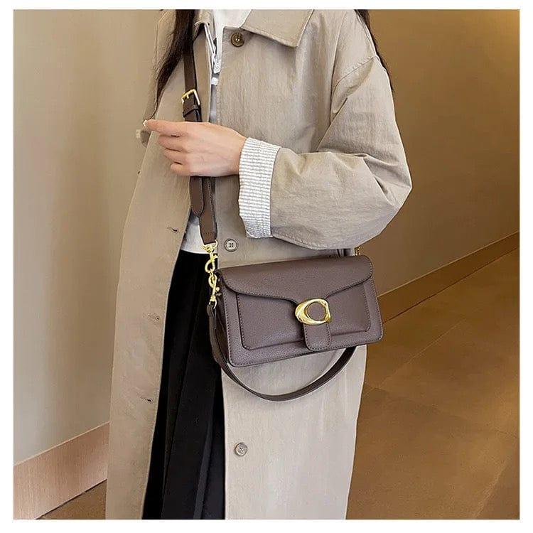 Luxury and Practical Handbag - Celina-Dark brown-The Livary