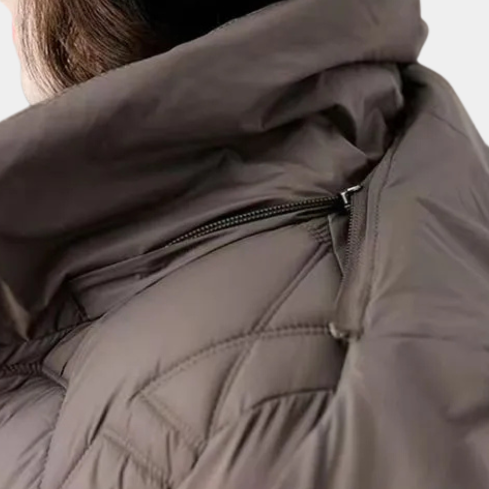 Stylish Quilted Ladies Jacket - Romy-Black-XS-The Livary