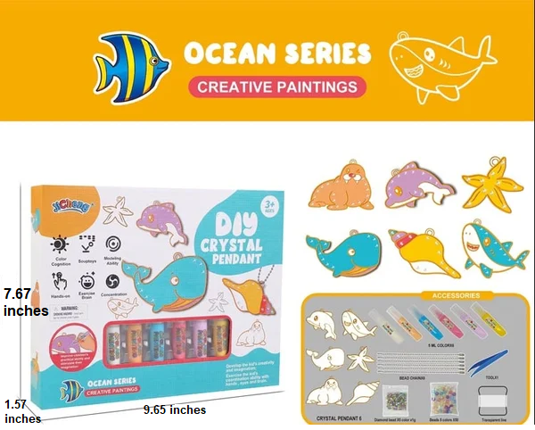 Do-It-Yourself Keyring Painting Kit - SparkleArt
