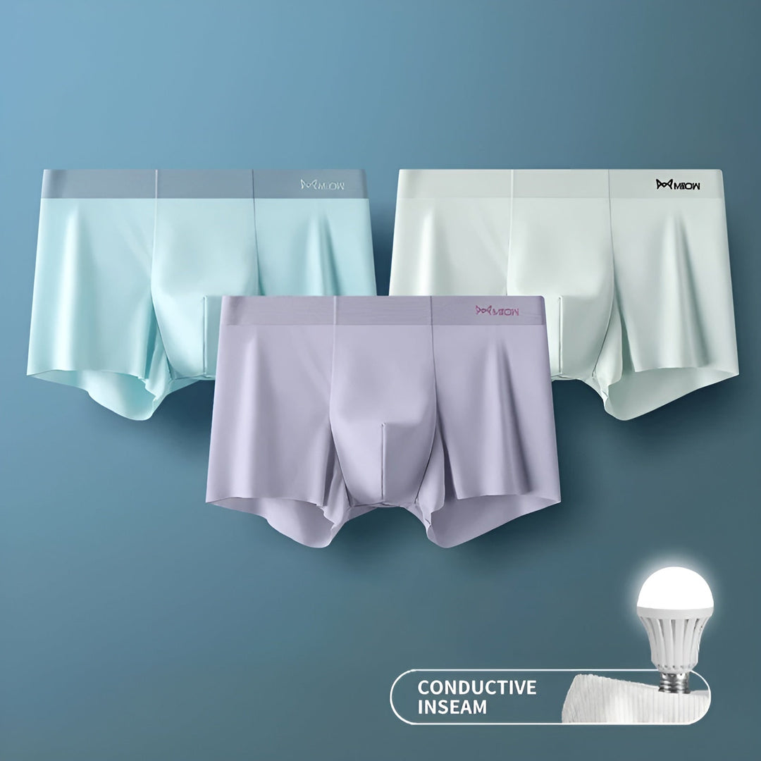 Seamless Men's Boxers - Leo-A-L-The Livary