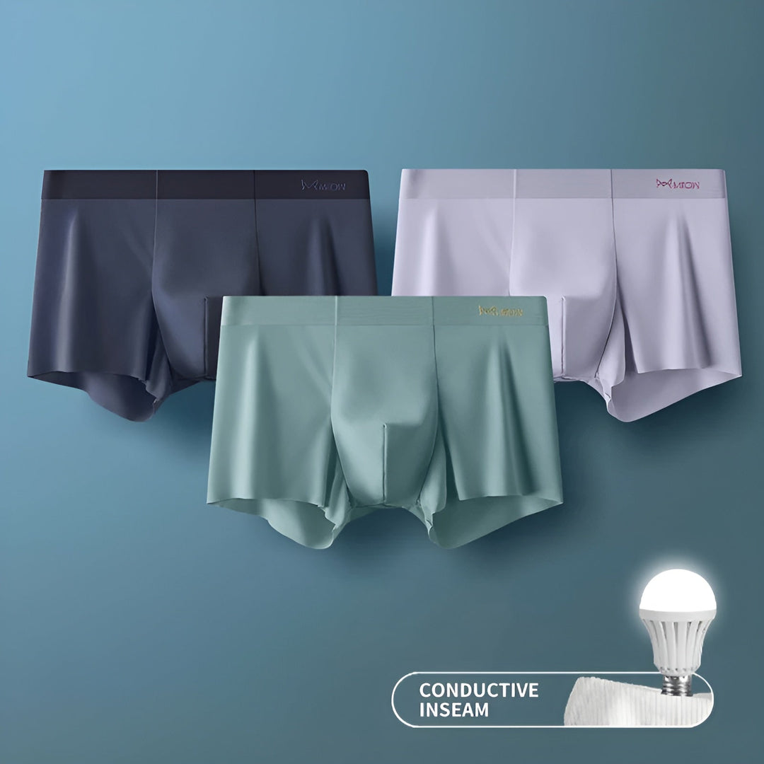 Seamless Men's Boxers - Leo-A-L-The Livary