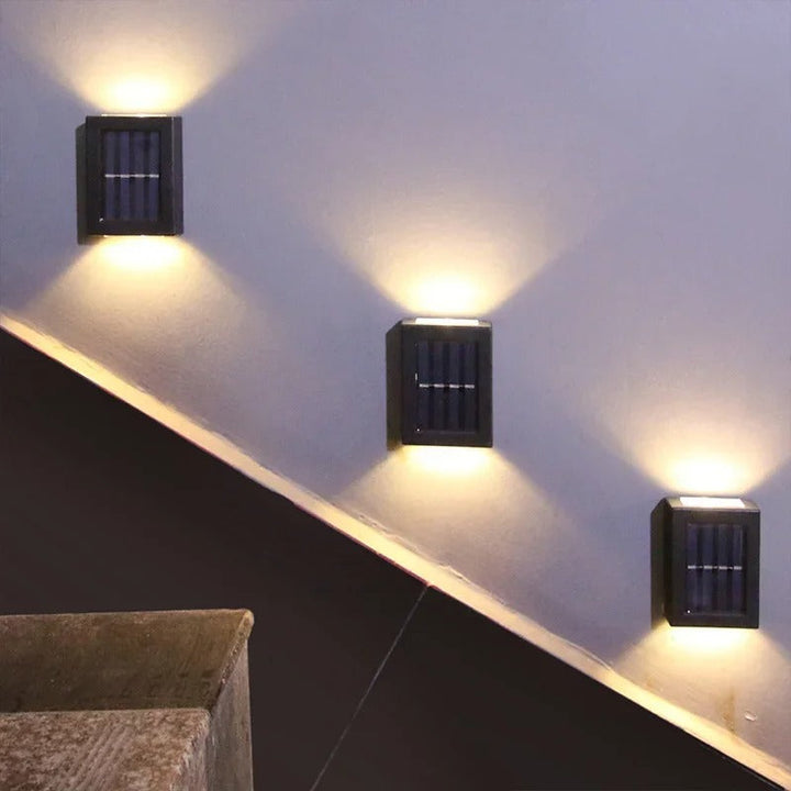 Luxury Wireless Solar LED Wall Lamps - SolarGlow-1 Lamp-The Livary