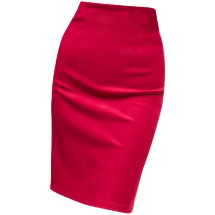 Business pencil skirt with high waistband – Sophie-Black-S-The Livary
