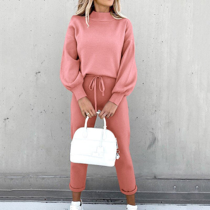 Comfortable Two-Piece Tracksuit - Zoë-Pink-S-The Livary