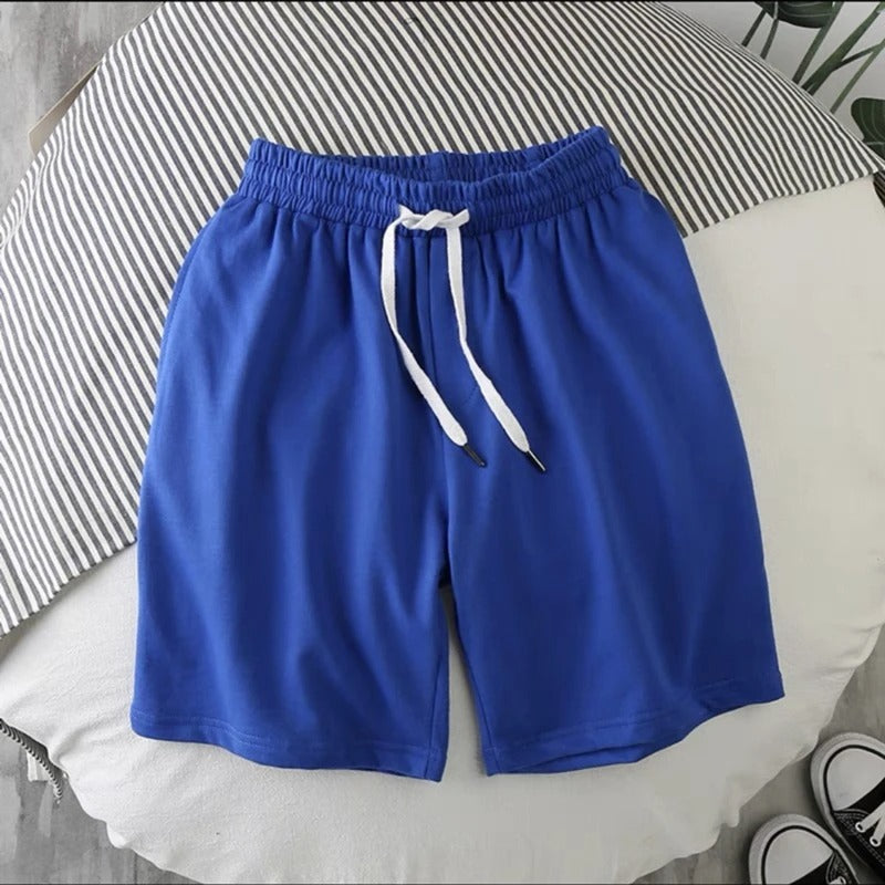 Breathable & lightweight men's leisure shorts for sports & everyday wear – Kiano-Blue-L-The Livary