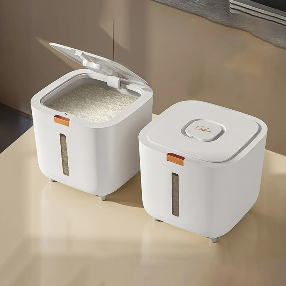 Air-tight Grain Dispenser with Lid (5–10 kg) - GranoBox-5 kg-The Livary
