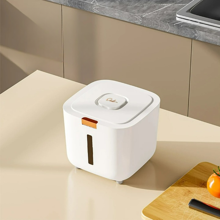 Air-tight Grain Dispenser with Lid (5–10 kg) - GranoBox-5 kg-The Livary