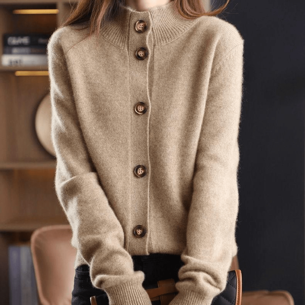 Trendy Ladies Sweater - Livia-Beige-XS-The Livary