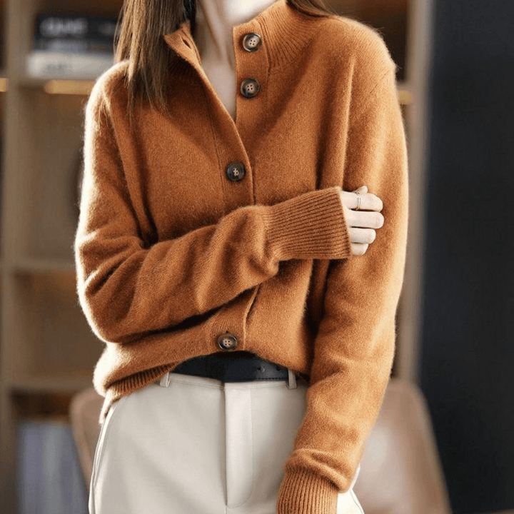 Trendy Ladies Sweater - Livia-Beige-XS-The Livary