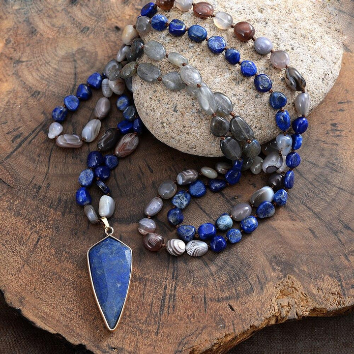 Protective Mala Necklace - Aurealis-The Livary