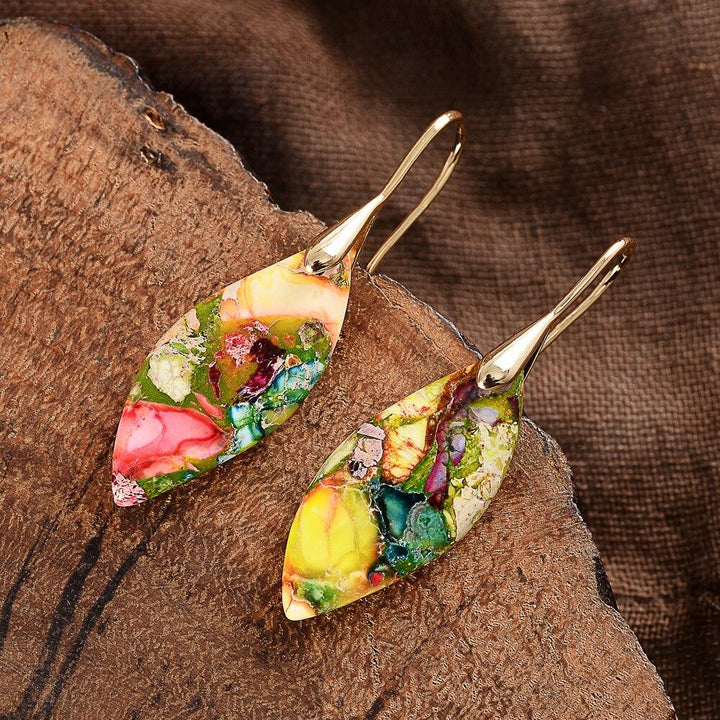 Regaliet Drop Earrings - Amaris-Gold-The Livary
