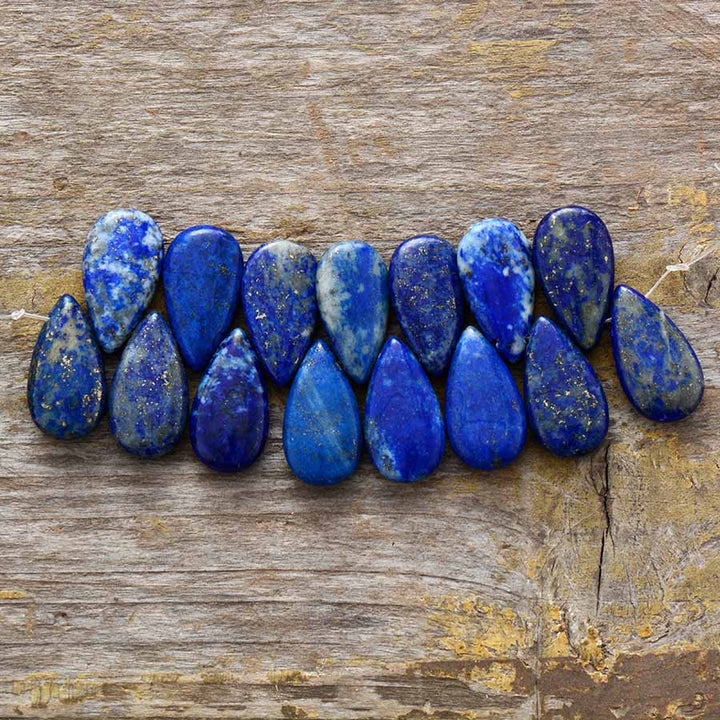 Deep Blue Lapis Earrings of the Dreamers - Selene-The Livary