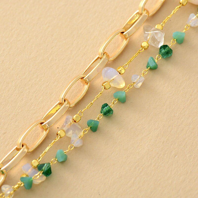Layered Bracelet Turquoise & Opal – Isabelle-Turquoise-The Livary