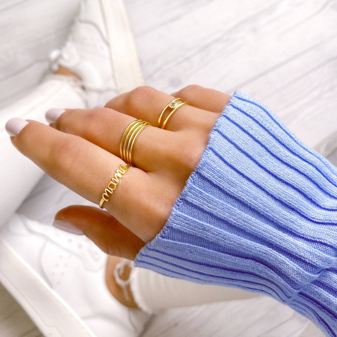 Stylish Mama Ring - Emma-Gold-5-The Livary
