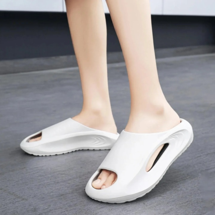 Men's Outdoor Sports Sandals – Cushioned Sole, Lightweight and Stable for Summer - MotionStride™-White Orange-3.5/4.5-The Livary
