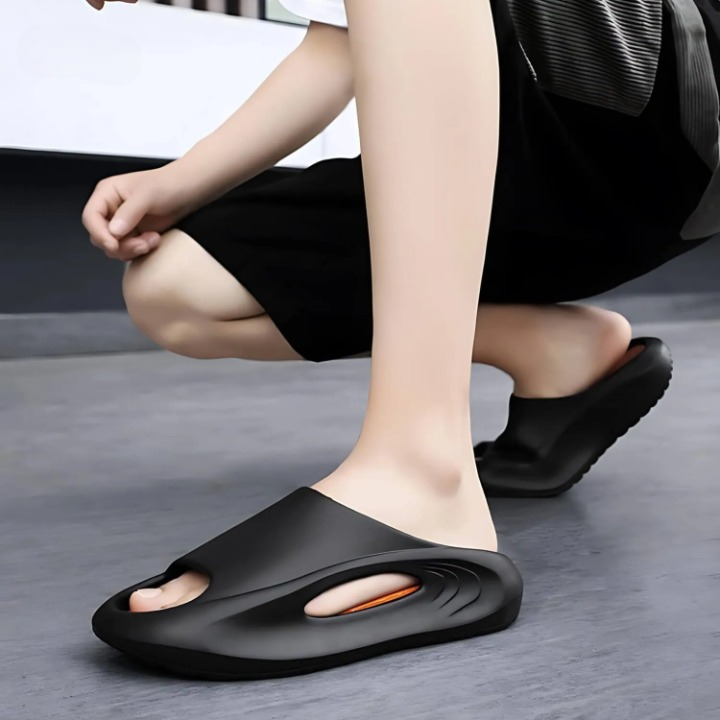 Men's Outdoor Sports Sandals – Cushioned Sole, Lightweight and Stable for Summer - MotionStride™-White Orange-3.5/4.5-The Livary