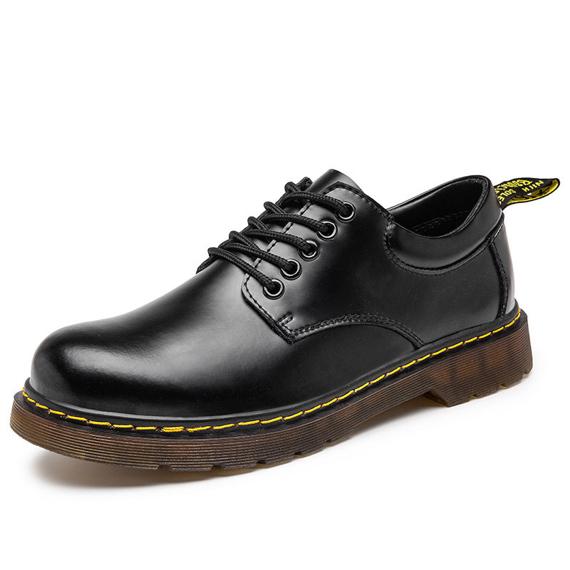 Casual Men's Lace-Up Shoes – Milo-Black-7-The Livary
