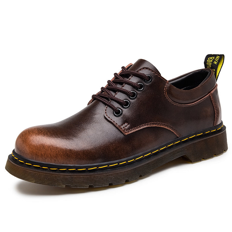 Casual Men's Lace-Up Shoes – Milo-Brown-7-The Livary