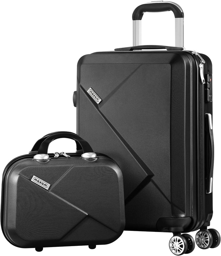 3-Piece Hard-Shell Spinner Luggage Set with TSA Lock and Organised Interior