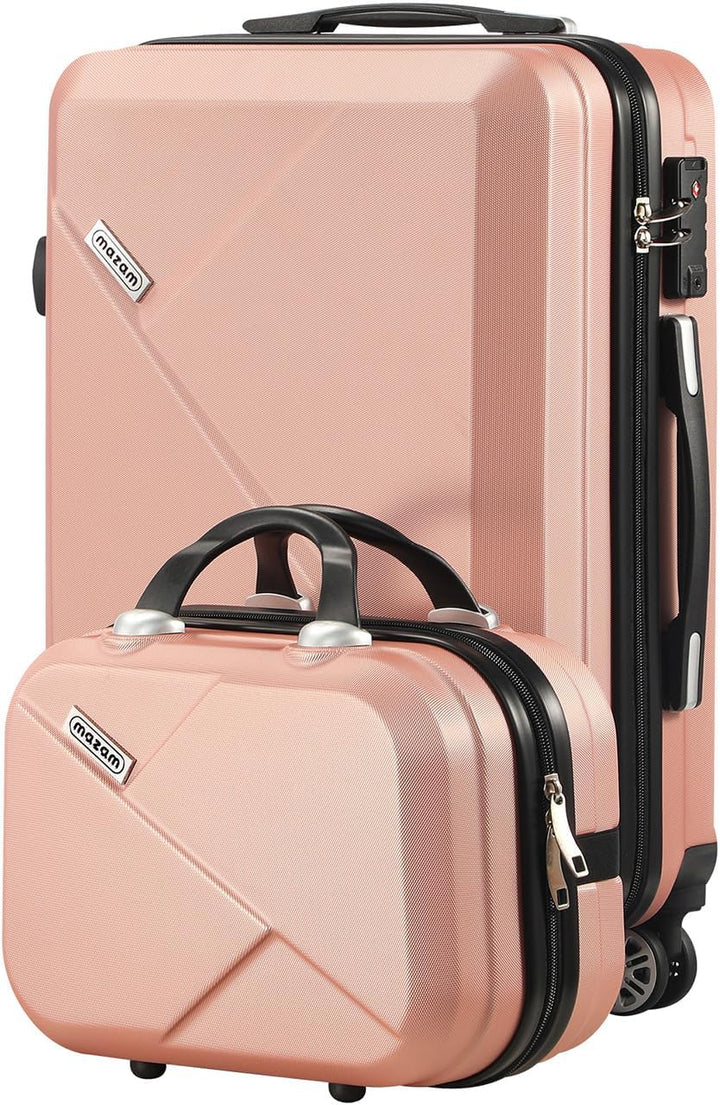 3-Piece Hard-Shell Spinner Luggage Set with TSA Lock and Organised Interior