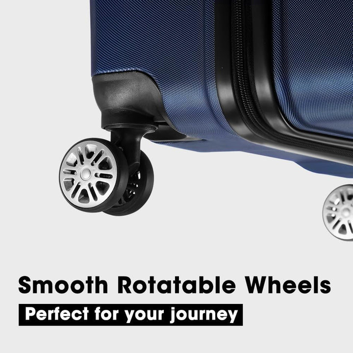 3-Piece Hard-Shell Spinner Luggage Set with TSA Lock and Organised Interior