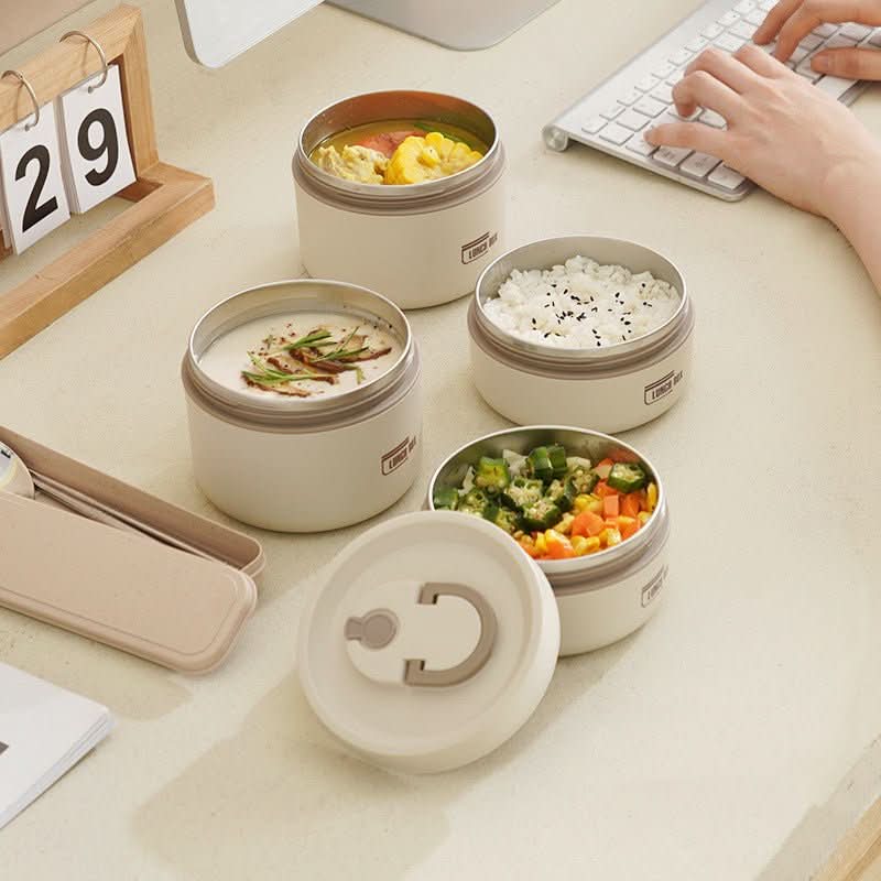 Portable Insulated Meal Container Set - LunchMate-White-2 dozen + bag + FREE cutlery set-The Livary