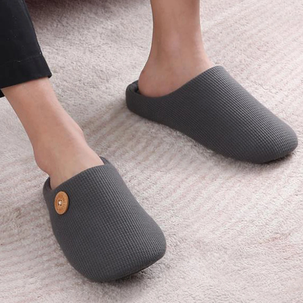Memory Foam Comfort Slippers - CloudStep-3.5-4-Khaki-The Livary