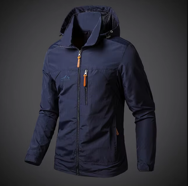 Waterproof & Windproof Men's Jacket – Arvid-Black-S-The Livary