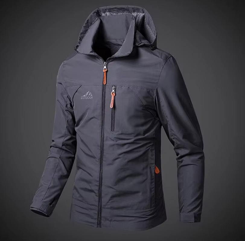 Waterproof & Windproof Men's Jacket – Arvid-Black-S-The Livary