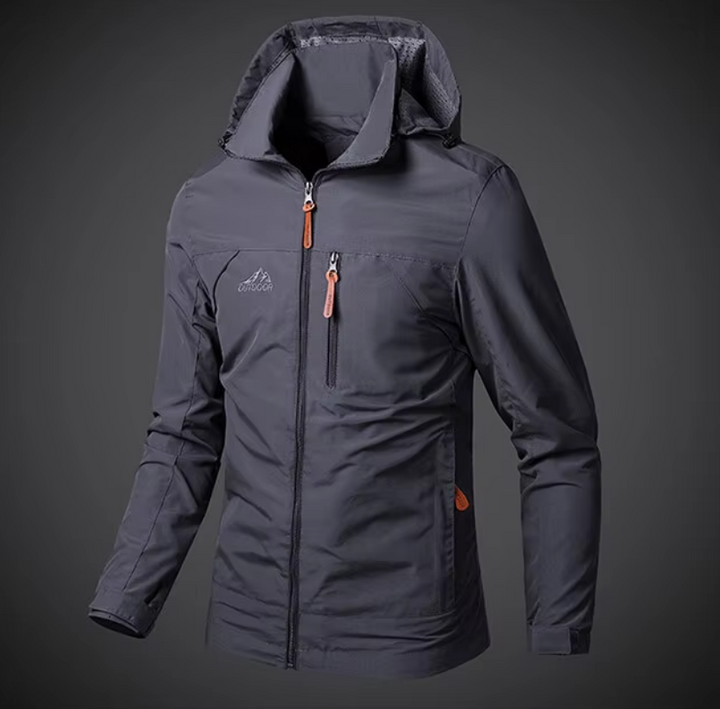 Waterproof & Windproof Men's Jacket – Arvid-Black-S-The Livary