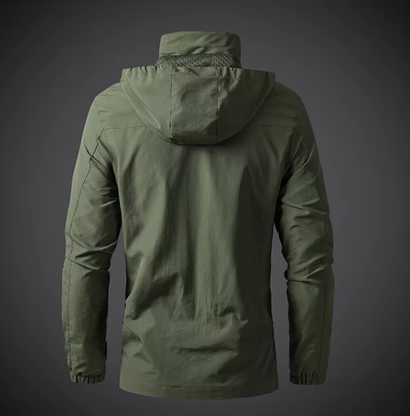 Waterproof & Windproof Men's Jacket – Arvid-Black-S-The Livary