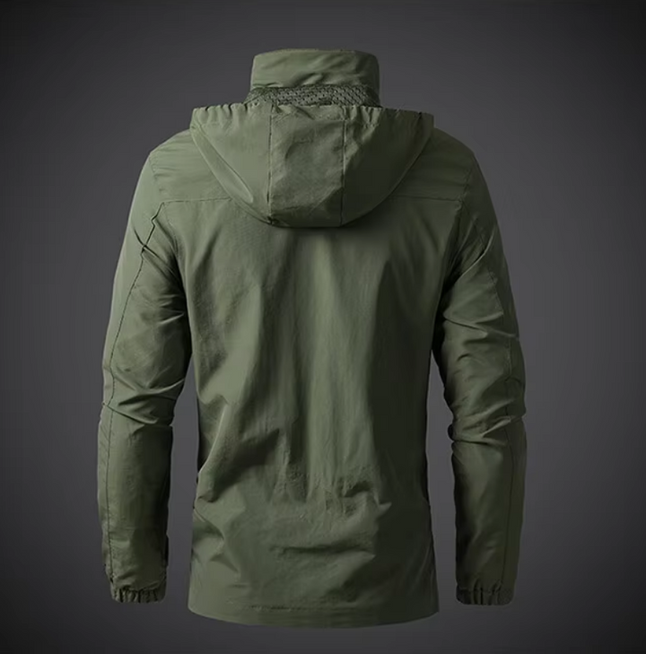 Waterproof & Windproof Men's Jacket – Arvid-Black-S-The Livary