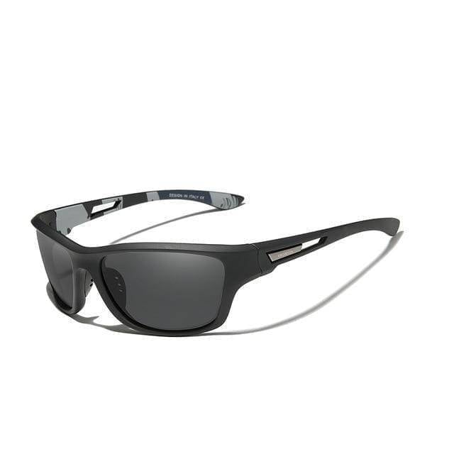 Ultralight polarising sunglasses with UV protection – Marco-Black Grey-The Livary